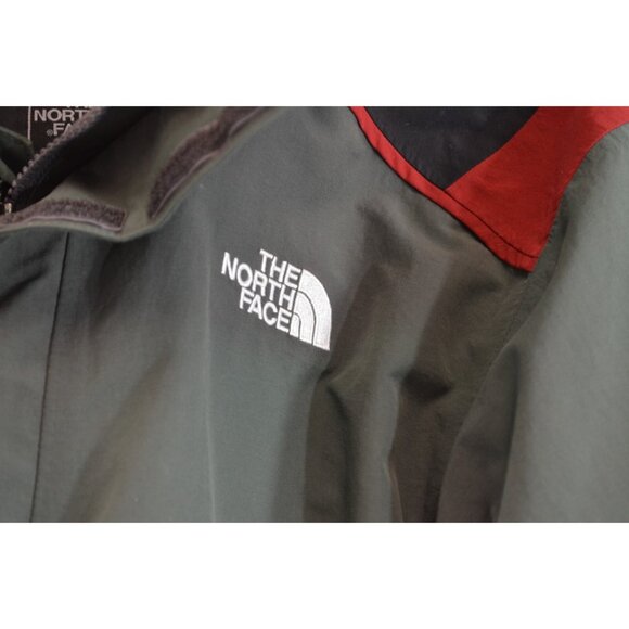 The North Face Mens Jacket Size Large Retro Outdoors Green Black Detachable Hood - Picture 5 of 16